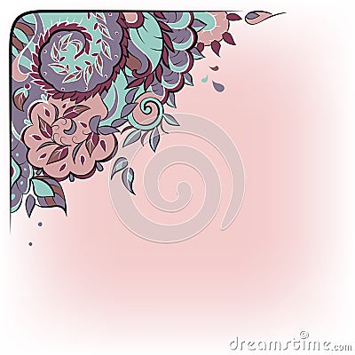 Floral ornament Vector Illustration