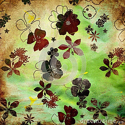 Floral paper Stock Photo