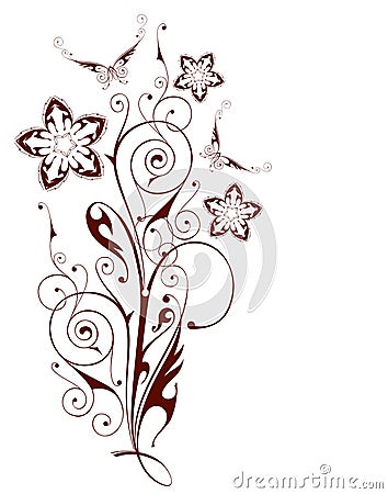 Floral pattern Vector Illustration