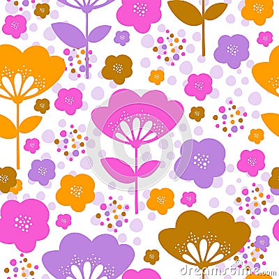 Floral pattern design Vector Illustration