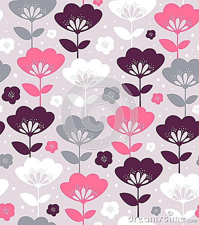 Floral pattern design Stock Photo