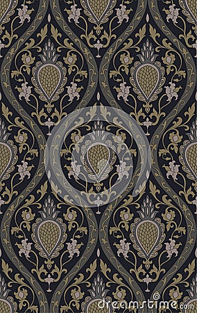 Floral pattern for wallpaper Vector Illustration