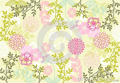 Floral patterns Vector Illustration