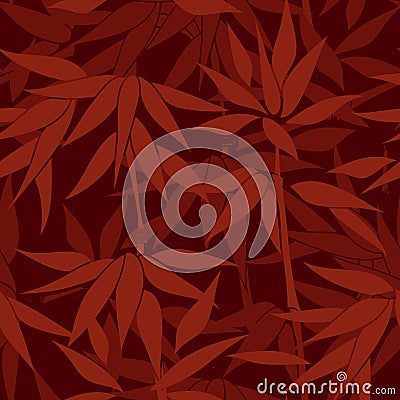 Floral seamless background. Bamboo leaf pattern. Floral seamless Stock Photo
