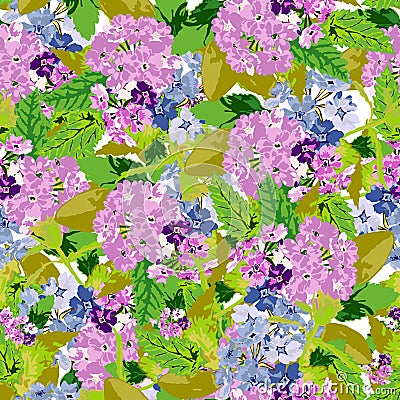 Floral seamless pattern Vector Illustration