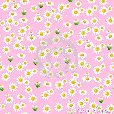 Floral seamless pattern Vector Illustration