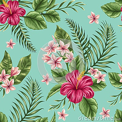 Floral seamless pattern Vector Illustration