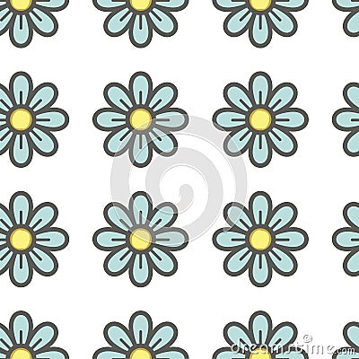 Floral seamless texture Stock Photo