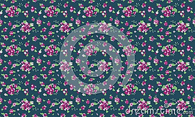 Floral flower pattern vintage background Stock Photo