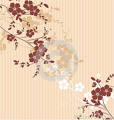 Floral texture Vector Illustration