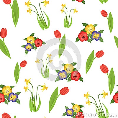 Floral Vector Pattern Vector Illustration