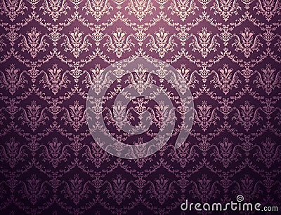 Floral wallpaper Stock Photo
