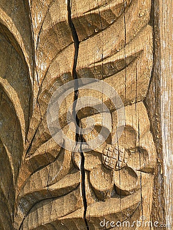 Floral wooden surface Stock Photo