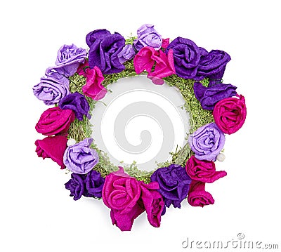 Floral wreath Stock Photo