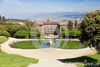 Florence, Boboli gardens Stock Photo