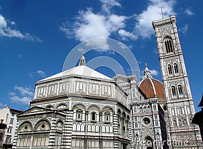 Florence Cathedral Basilica di Santa Maria del Fiore Piazza Duomo Stock Photo