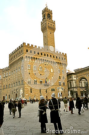 Florence city center , Italy Editorial Stock Photo