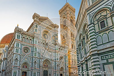 Florence Duomo. Basilica di Santa Maria del Fiore in Florence, Italy. Florence cathedral Stock Photo