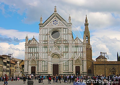 Basilica di Santa Croce Editorial Stock Photo