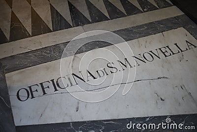 Officina profumo-farmaceutica di Santa Maria Novella Editorial Stock Photo