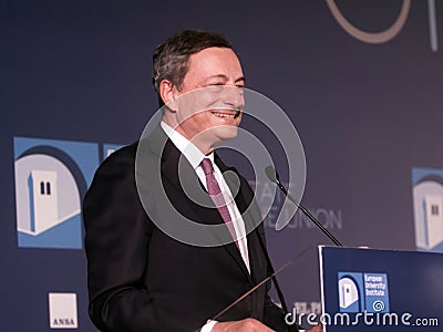 Mario Draghi Editorial Stock Photo