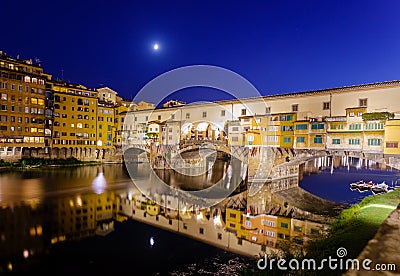 Florence at night Stock Photo