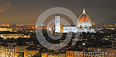 Florence by night Stock Photo