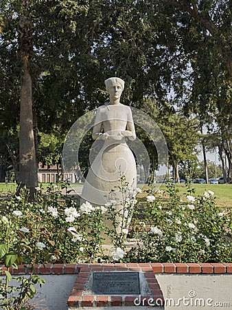 Florence Nightingale statue Stock Photo