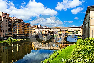 Florence, Ponte Vecchio (Tuscany, Italy) Stock Photo