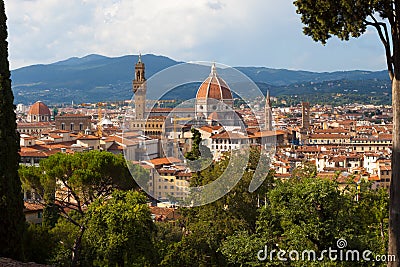 Florence Skyline Stock Photo