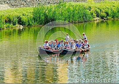 Florence. Walking along the Arno Editorial Stock Photo