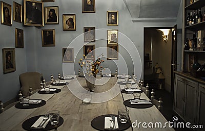 Florentine dining room Editorial Stock Photo