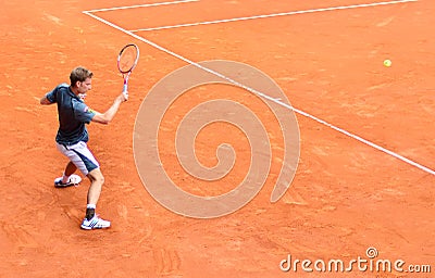 Florian Mayer at the ATP Mutua Open Madrid Editorial Stock Photo