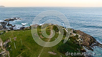 Florianopolis, Armacao beach, aerial view. Santa Catarina Stock Photo