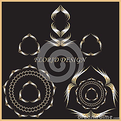 Florid Design Vector Illustration Vector Illustration