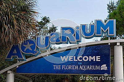 Florida Aquarium in Tampa Florida Editorial Stock Photo