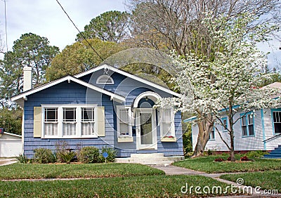 Florida cottage style home Stock Photo