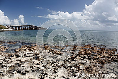 Florida Keys Beach Scenic Stock Photo