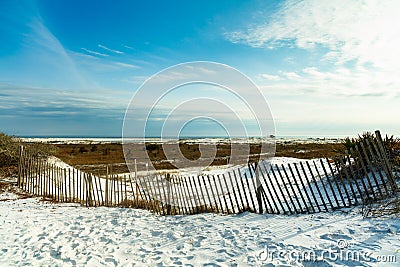 Florida panhandle beach Stock Photo