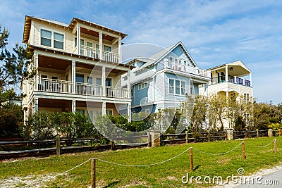 Florida Panhandle homes Stock Photo