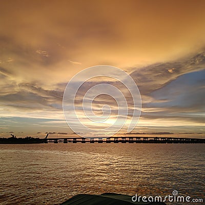 FLorida southwest sunset view, beaches Stock Photo