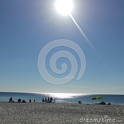 FLorida southwest sunset view, beaches Stock Photo