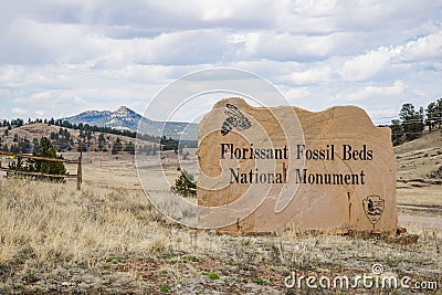 Florissant fossil beds national monument Editorial Stock Photo