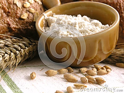 Flour Stock Photo