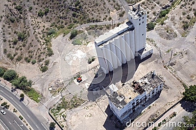 Flour Mill Stock Photo