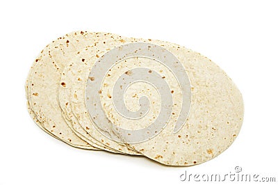 Flour tortillas Stock Photo