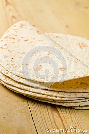Flour tortillas Stock Photo