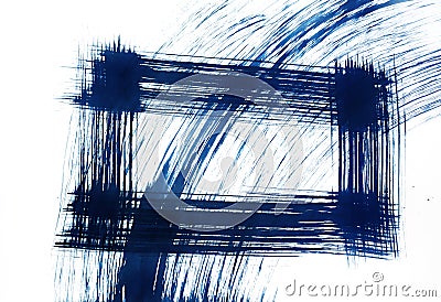 The flow of air, energy or water through an imaginary portal, abstract composition Stock Photo