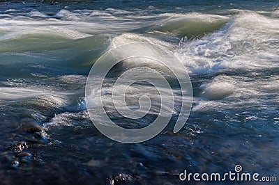 Flow water river Stock Photo