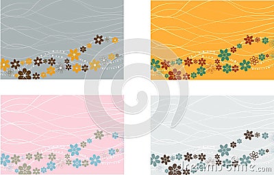 Flower background Vector Illustration